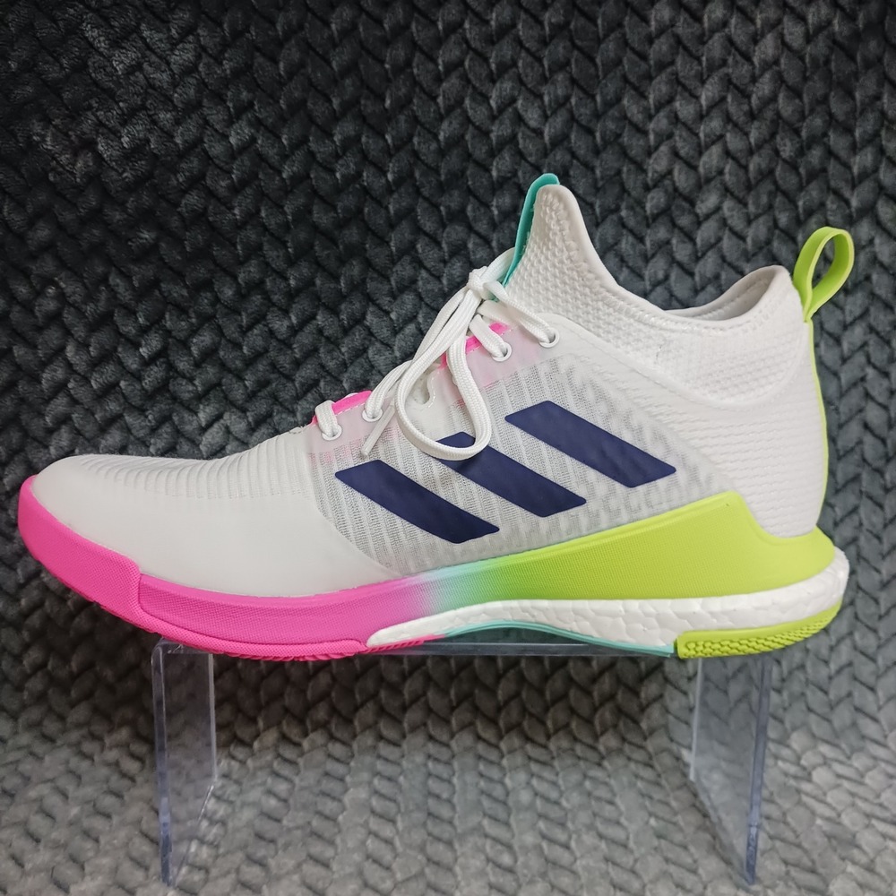Adidas Crazyflight Mid White Purple Pink Women's Volleyball Shoes Size 10.5 - Picture 9 of 14